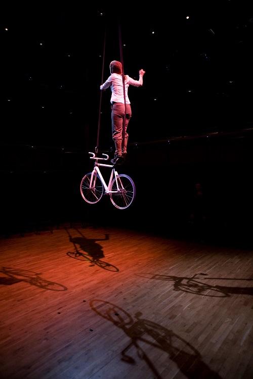 Booking for Alice aerial bike performer