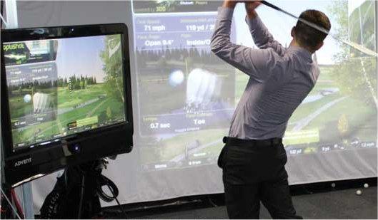 booking agent for golf simulator