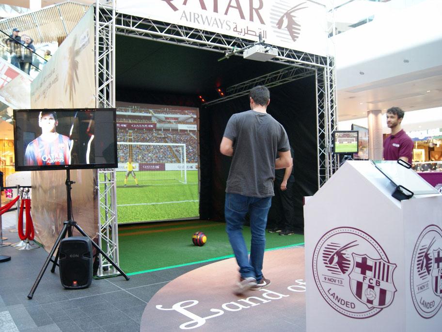 Booking agent for sport simulator
