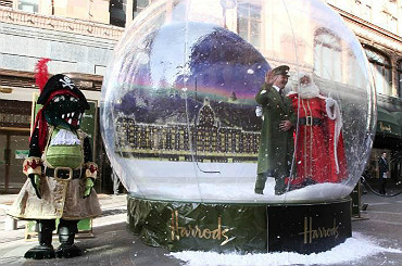 hire chirstmas snow globes