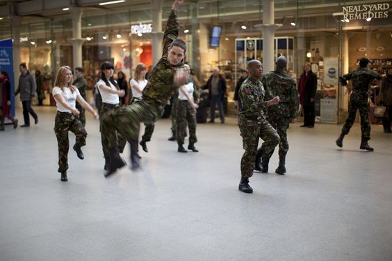 Booking agent for lady grey flash mob dancers