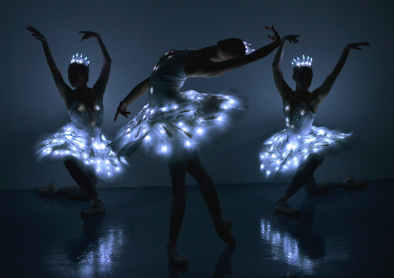 Hire LED Ballerinas | Book LED Ballerina Dance Show | Contraband Events