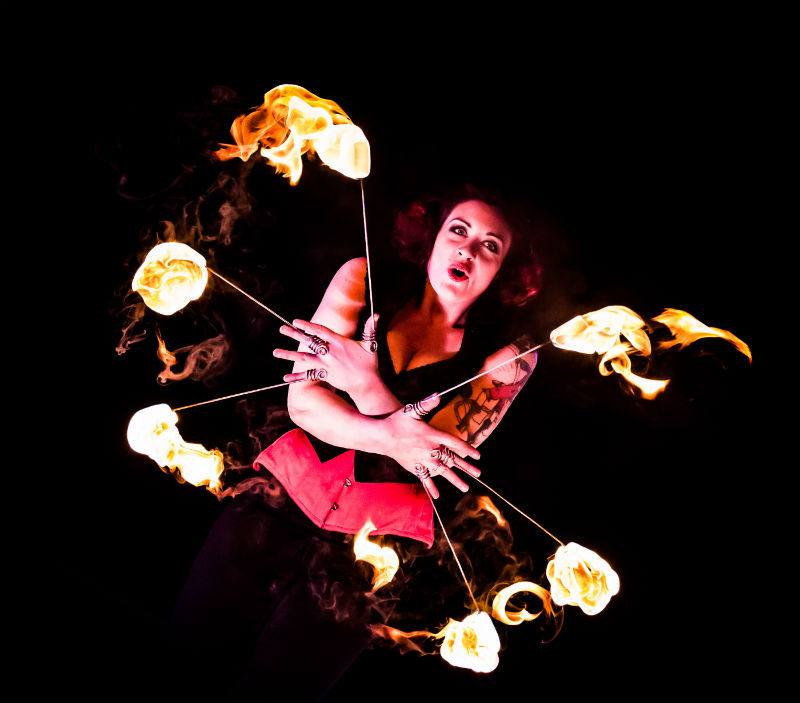 Booking Agent for Red Sarah - Fire Performer