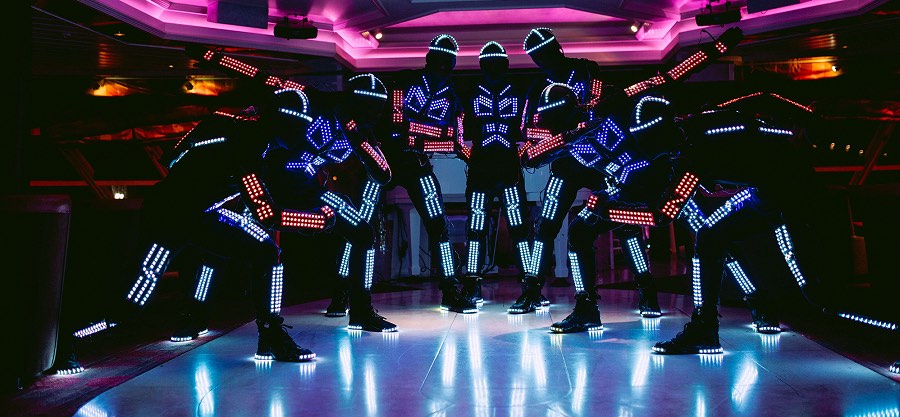 booking agent for LED Tron dance
