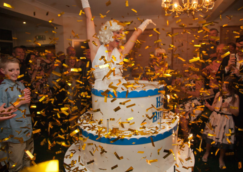 Booking agent for Pop Out Cake