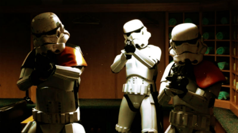 booking agent for storm troopers-walkabout act