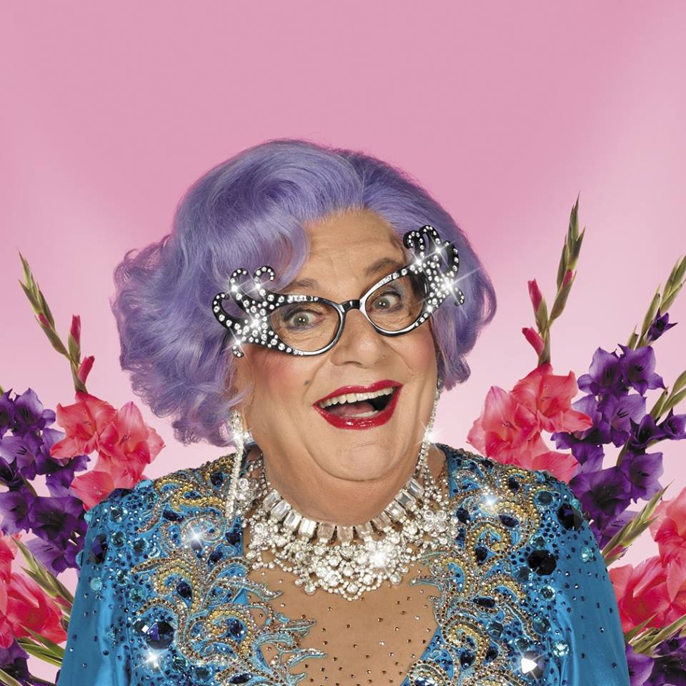 Booking agent for Dame Edna Everage Event Host Contraband Events
